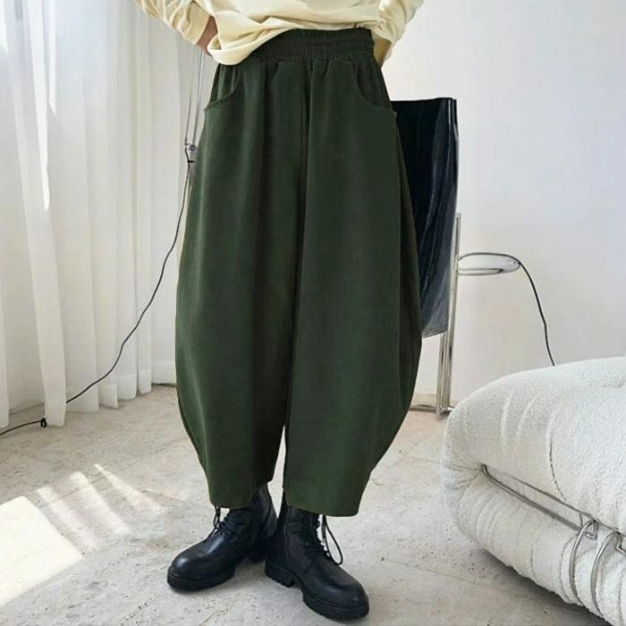 Carrot Pants Women's Wide-leg Harem Pants Spring and Summer Retro Loose Daddy Pants Bloomers