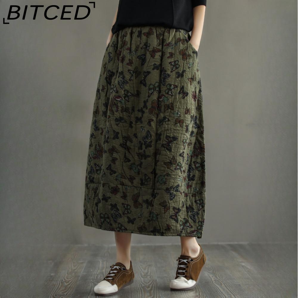 BITCED Damenmode Lässig Sommer Frühling Rock