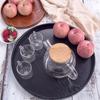 Round Wooden Pallet,  Multifunctional Storage Plate, Tea Tray,Food, Bread Pan, Household Kitchen Supplies, Black, Brown, 21-37cm
