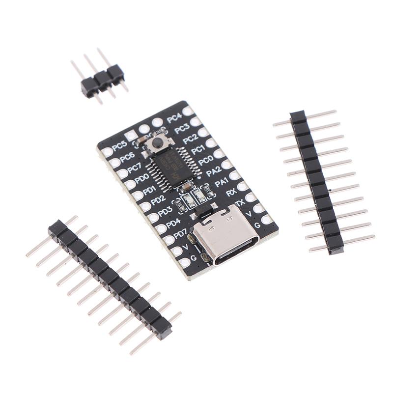 1/3/5Pcs Ch32V003 Development Board Black Board Minimum System Board Core Board Risc-V Ch32V003F4P6 Microcontroller Module