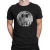Mens NEW YORK Moon Face T-Shirt Mens Womens Tees Top  Manhattan USA Statue Of Liberty Gift