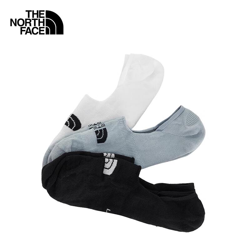 The North Face Unisex No-Show Athletic Socks 3-Pack M