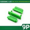 Wanddurchgangspanel-Anschlussklemme 3,81 mm Raster Steckerbares Set für Wohnmobil-Schaltkreis-Upgrade-Reparaturen