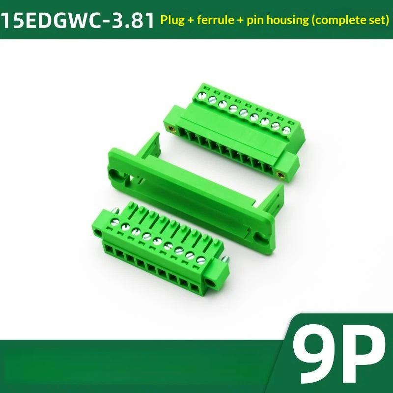 Wanddurchgangspanel-Anschlussklemme 3,81 mm Raster Steckerbares Set für Wohnmobil-Schaltkreis-Upgrade-Reparaturen