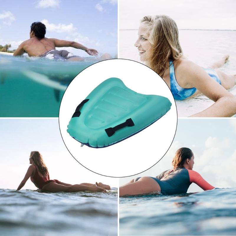 Outdoor Beach Floating Surfboard Pool Beach Pad with Handles Portable Bodyboard Water Sport Pool Surfboard Enduring