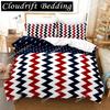 3D Print American Flag Duvet Cover Set Microfiber Decor Bedding Set Independence Day Freedom Theme Quilt Cover for Teens