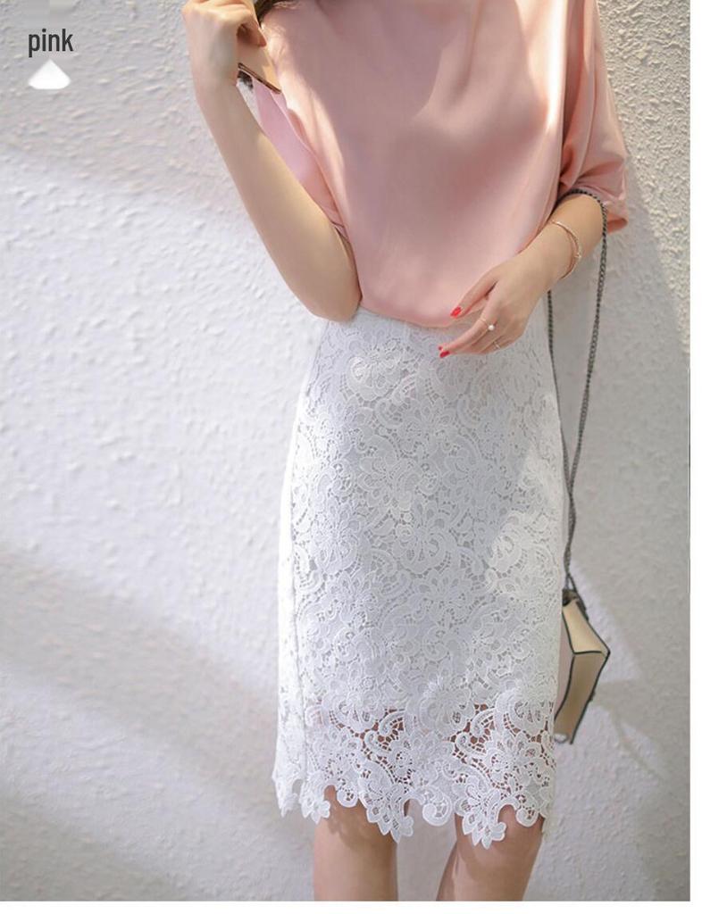 Korean Style Satin Three-Quarter Sleeve Women's Slimming Top