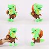 Adorable Lil Gator Game Plush Toy Soft Green Cartoon Animal For Kids 28cm Height