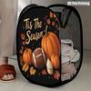 1Pcs Autumn Sunflower Pumpkin Series 3 Pop-Up Laundry Hamper Expandable Mesh Hamper Basket for Room Bedroom Bathroom Organization Contemporary Storage