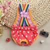 Female Dog Sanitary Panties Breathable Strap Type Reusable Washable Pet Diaper Shorts Summer Thin Heat Period for Teddy Dogs
