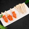 100PCS Barbecue Bamboo Skewers Disposable Bamboo Stick Barbecue Paddle Skewers