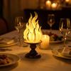 Portable Design Night Light Lampshade 3D Printed Imitation Bonfire Lampshade  Gift