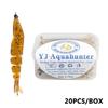 20pcs/box 4cm Length Luminous Shrimp Swimbaits Soft Silicone 0.45g Weight Glowing Fishing Lure Luminous Design Glowing Effect