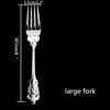 1Pcs Luxury Western Silverware Cutlery Dinnerware Set Flatware Steak Knife Fork Spoon Dinner Tableware Restaurant Cooking Room Tool