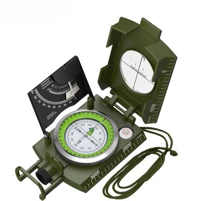 Professional Outdoor Camping Compass IP65 Waterproof Camouflage Aiming Inclinometer Compass Hunting Hiking Guide Tool