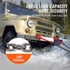 SucceBuy G80 V Bridle Chain Towing Chain Bridle with 15" J Hooks & Grab Hooks Transport Tow Chains for Flatbed Trailer Wrecker