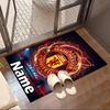 Custom Name Personalized Manchester United Print Carpet, Versatile Home Decor Rug, for Playroom, Apartment, Balcony, Entryway, Hallway Gift