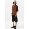 Customellow Brown Soft Half Sleeve Cardigan Cwwam25311brx