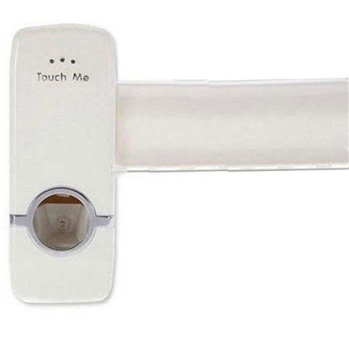 Toothpaste Dispenser - Automatic - White - Plastic - 15.7x5.8x6.3cm - Unisex