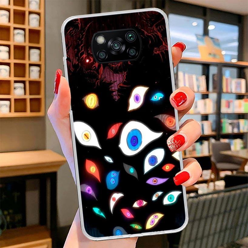 

Scary Face Eyes Cover Phone Case For Xiaomi Poco F7 Ultra X7 X6 X5 Pro M7 Redmi 15C 15 13C 13 12C 12 10C 10 9A 9C 9T 9 Shell Poc Redmi 12C