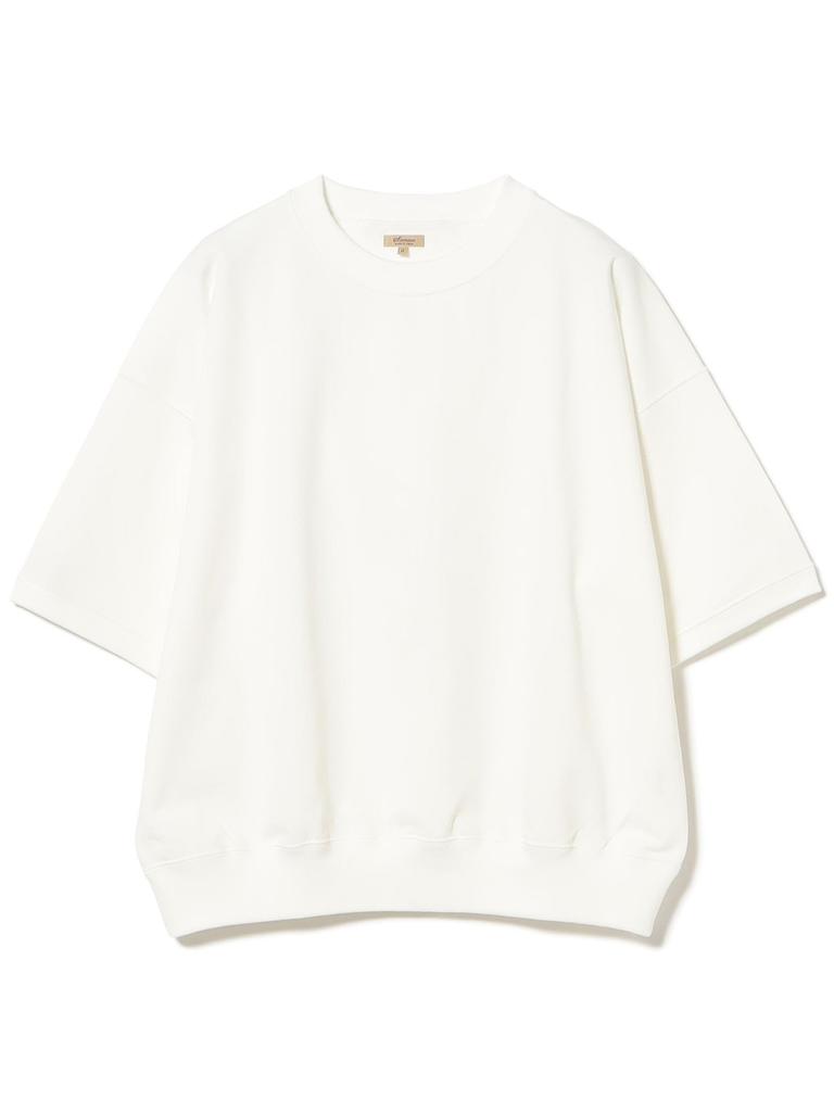 Beams Boy S/S Sweatshirt Sanca High Gauge Short Sleeve Sweatshirt Women's White 0