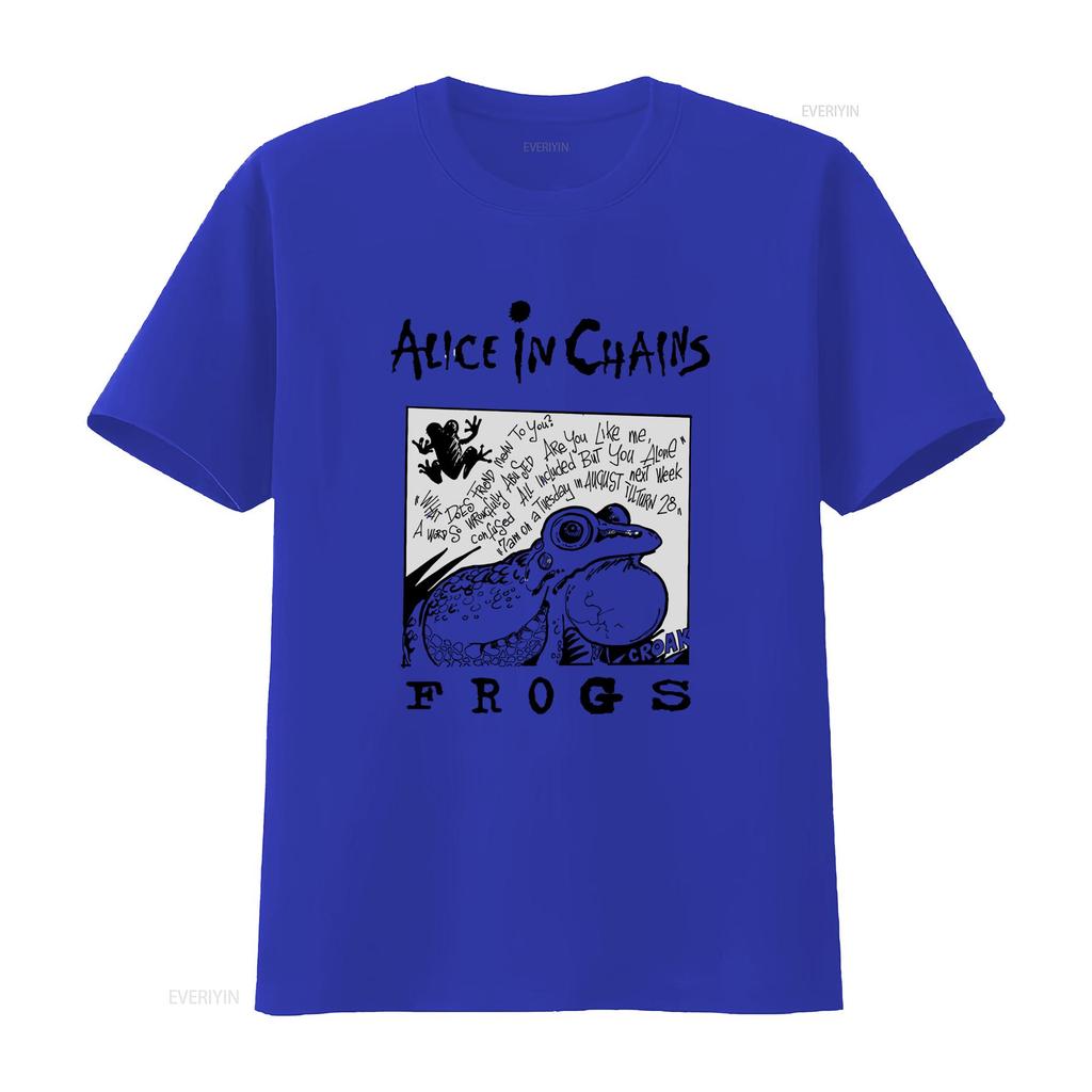 Alice In Chains Frogs T Shirt For Men And Women Available Full Sizes From S To 5Xl Vintage Washed Soft Streetwear Graphic