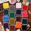 Retro Eco-Cotton Neutral Ink Stamp Pad for Journals