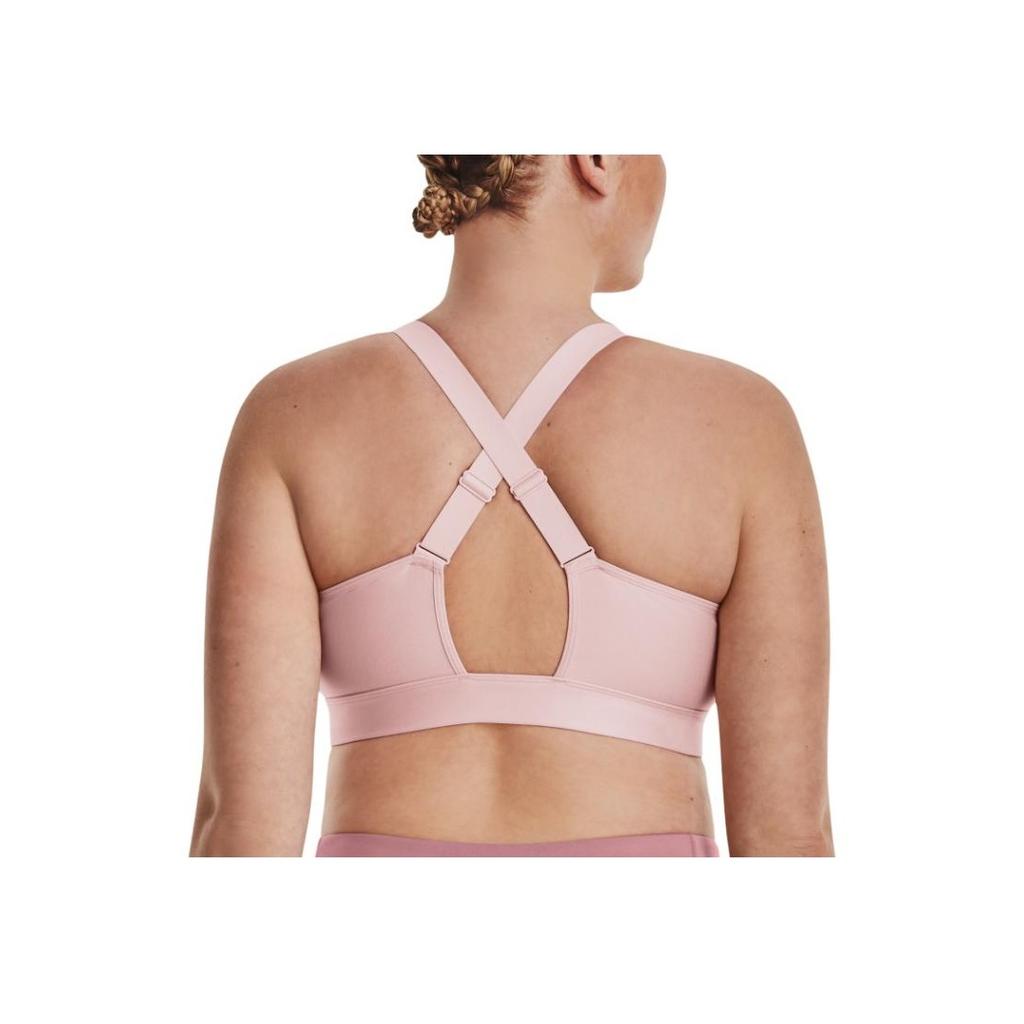Under Armour Continuum Mid Sports Bra Medium Support Women Underwear Pink 1372559-676