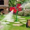 Dancing Flower Water Sprinkler Crazy Flower Sprinkler with Spike 360-Degree Rotating Lawn