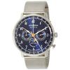 ZEPPELIN Wristwatch Hindenburg Black Dial Moon Phase 7036M3 Mens Authentic Import Parallel Fashion