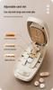 Multi-functional Pill Cutter & Divider with Storage – Portable 2, 3, & 4-Way Pill Dispenser Box Gadget