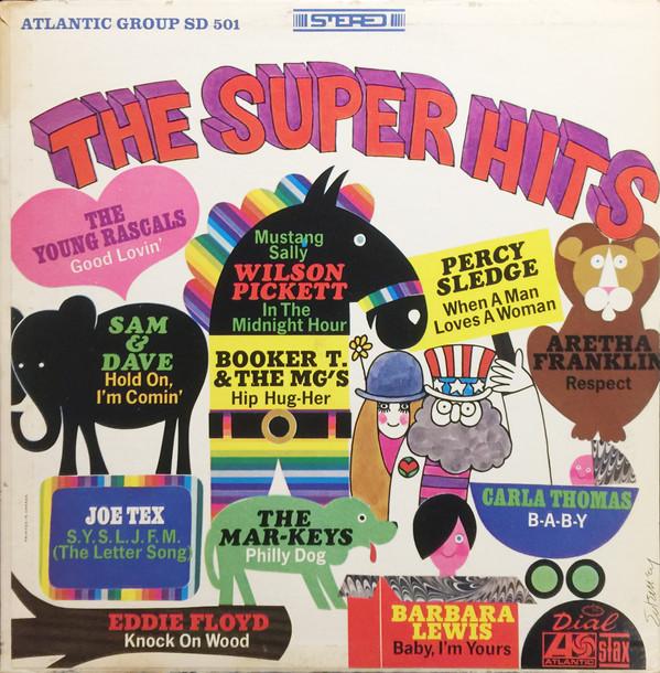 

LP Record VARIOUS Super Hits SD501 Atlantic 1964 Canada SoulFunk Used