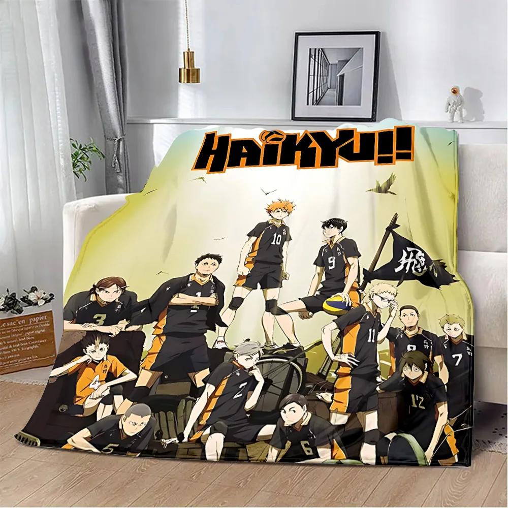 Japan Anime Haikyuu Printed Blanket Picnic Blankets Warm Blanket Soft and Comfortable Blanket Home Travel Birthday Gift