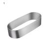 Stainless Steel Dessert Oval Tiramisu Mold Mousse Ring Cake Mold Cookie Cutter