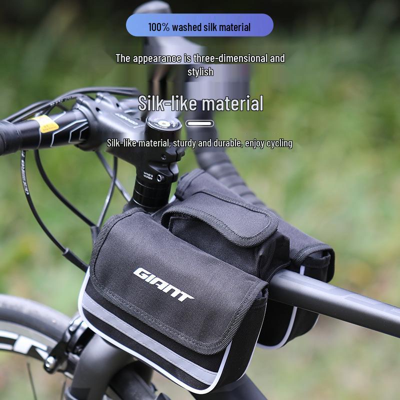 Oberrohr-Satteltasche für Mountainbikes mit Handyhalter