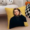 Intense POP Singer LLewis Capaldi Cushion Cover Throw Pillow Cover Hidden Button Durable Polyester Chair Cushion