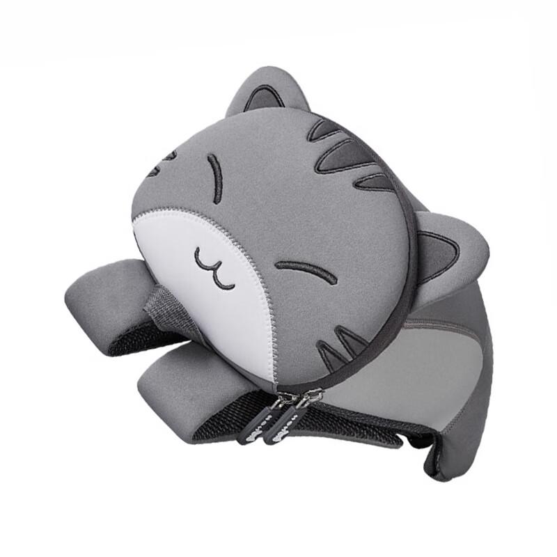 Nuohu Grey Cat Anti-Lost Toddler Backpack