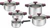Koch- & Clip-Topfset Induktion 10-teilig