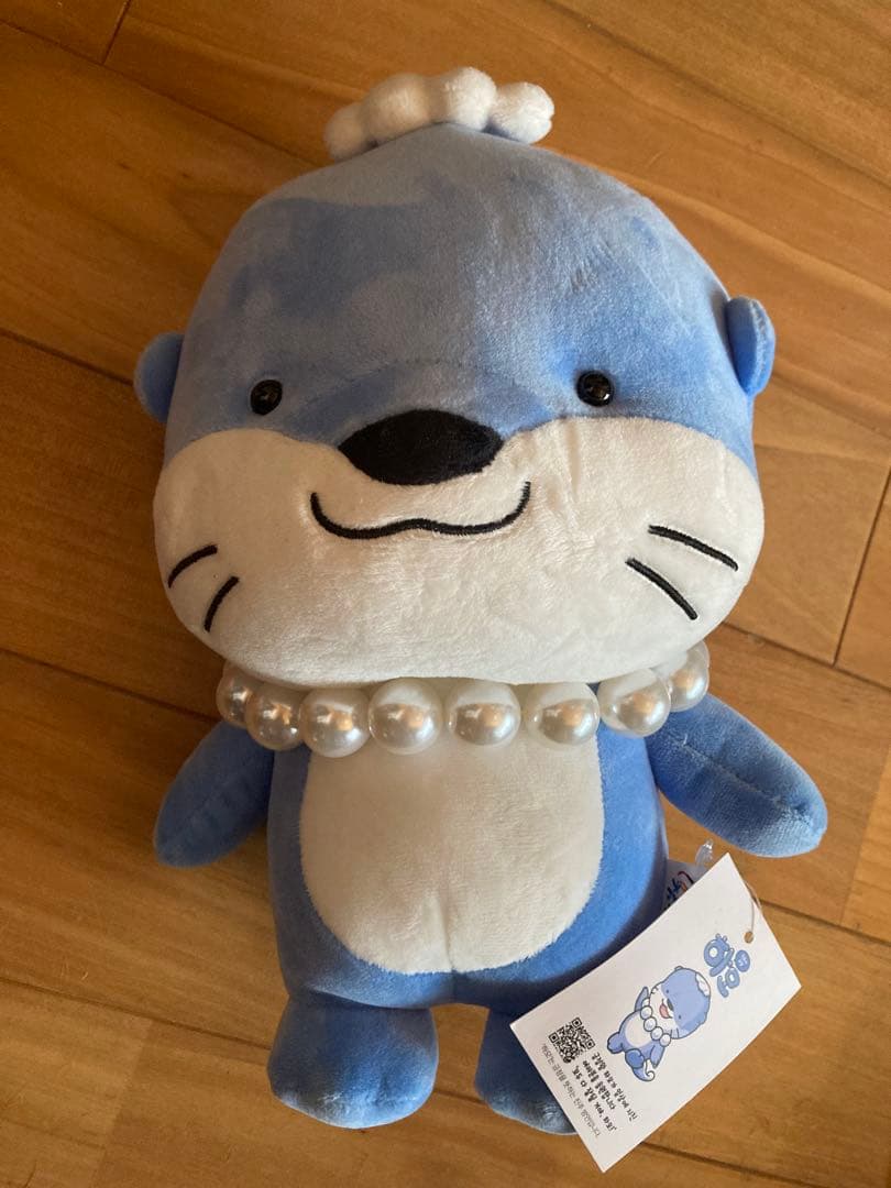 

[USED] ATEEZ Seonghwa Jinju City mascot otter Hamo-chan plush toy