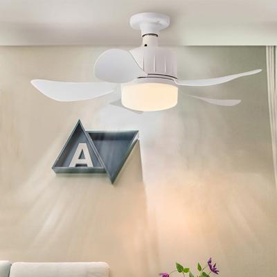Kronleuchter Deckenventilator E27 Sockel 3 Farben Dimmbar Innen Deckenventilator Leuchte 17,7 Zoll Kleiner Deckenventilator Leuchte für Küche Schlafzimmer