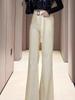 2025 New Plus Size High Waist Wide Leg Jeans for Women - Loose, Slimming, Floor-Length, Autumn Fashion, Sweet & Cool Commute Style