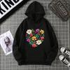 Winter Women's Hoodie High Street Unisex Style Double Pockets Sweatshirts Outerwear Plus-Size Women's Clothing