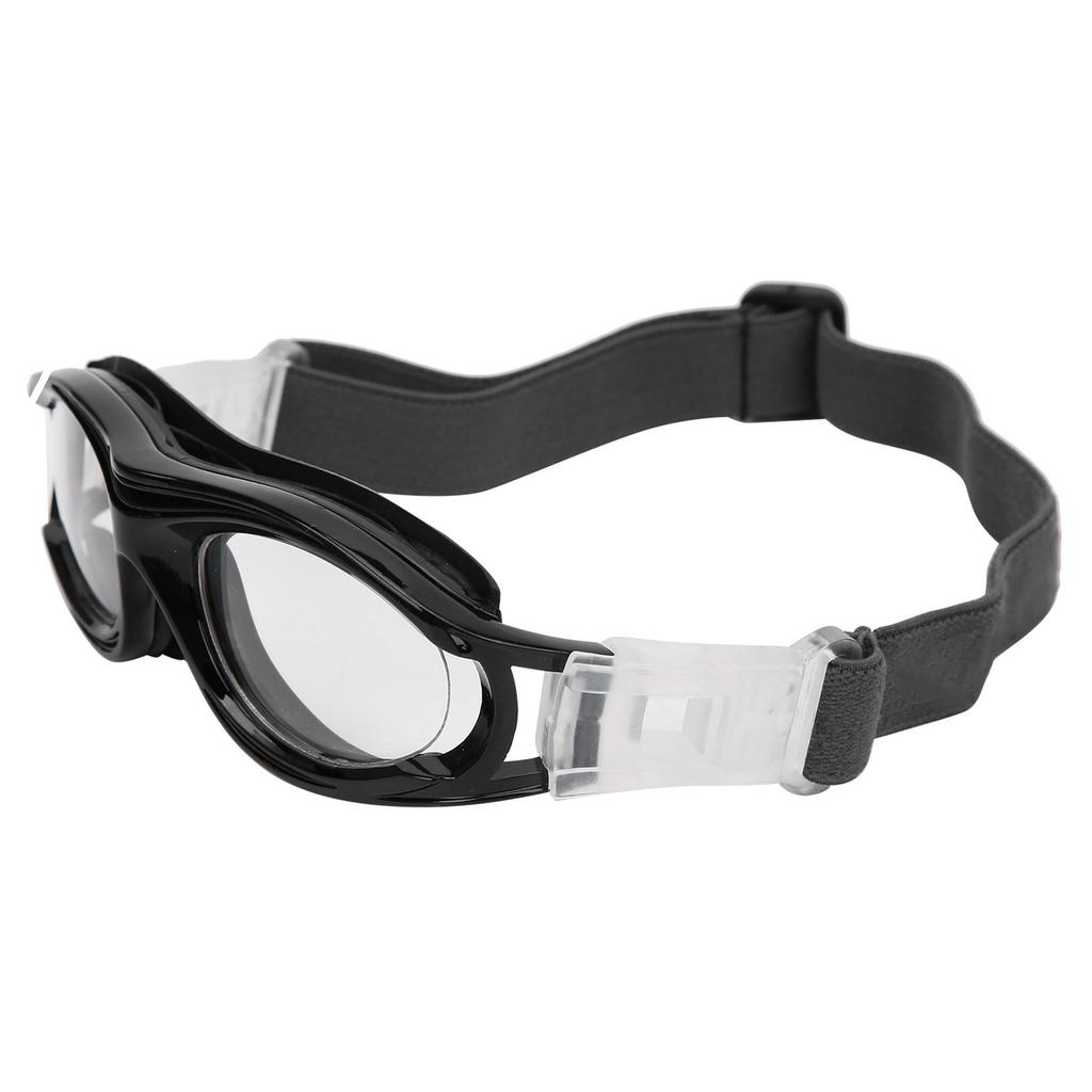 Children Outdoor AntiImpact ExplosionProof Basketball Protective Football Glasses(Black )