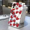 Simple Love Heart Bow Polka Dot Phone Case For iPhone 17 16 15 Pro Max 14 13 12 11 XS X XR 7 8 Plus 16E 17 Air Transparent Cover