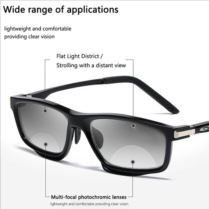 Sport style pochromic TR90 aluminum-magnesium model anti-blue light outdoor sports accessory 813-1