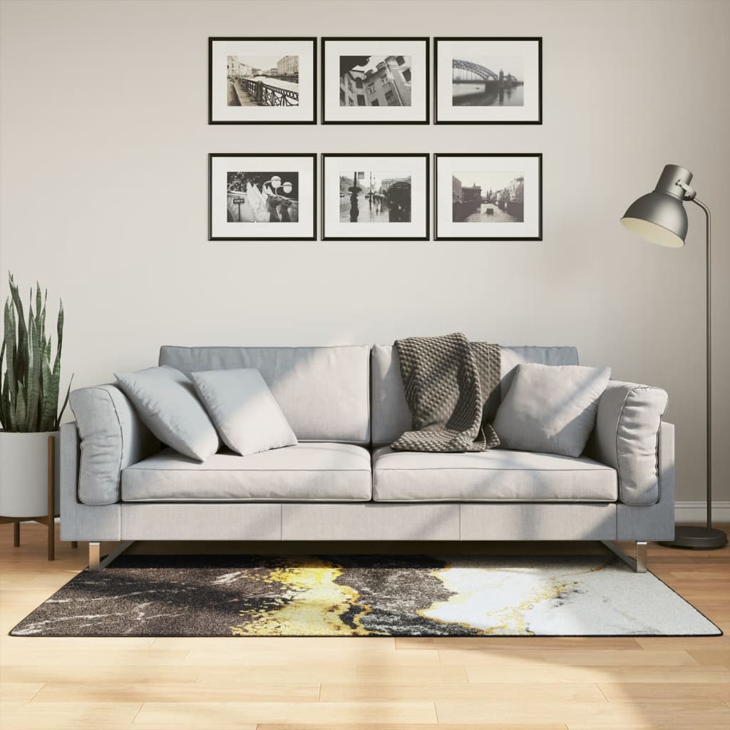 Washable Rug Multicolor 80x150 cm