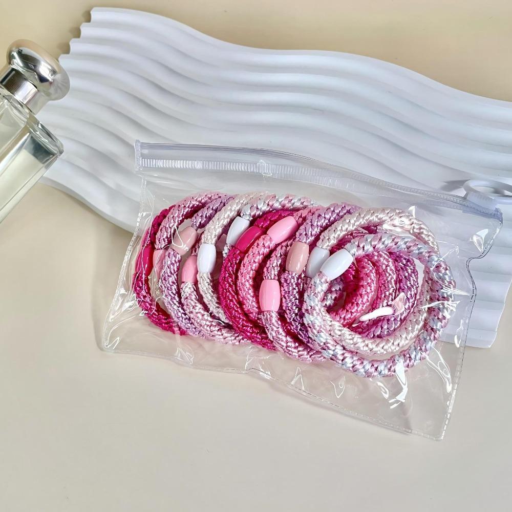 12pcs/set Nylon Hair Rope Set High Quality Elastic Rubber Band Fashion Ponytail Holders  Gifts