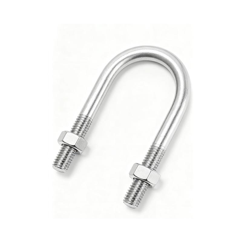 Stainless Steel U-Bolt Pipe Clamp Saddle M6/M8