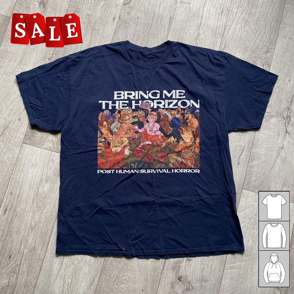 Hot AMAZING BRING ME THE HORIZON BAND Gift Family Black S235XL TShirt  LW637 Unisex T-Shirt XXL