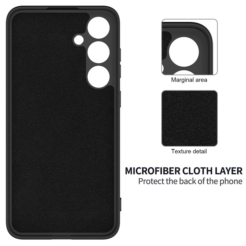 Colorful Liquid Silicone Case For S22 S23 S24 FE Plus Samsung Galaxy S25 S24 S23 S22 UItra Bracket Phone Cover